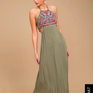 NWT Lulu’s Maxi Dress!